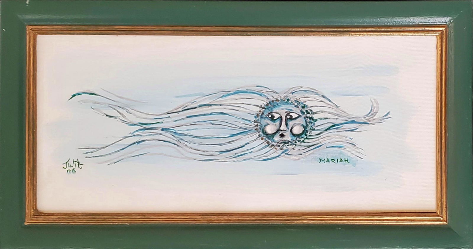 Whitfield, John - acrylic, good condition 7.5X17 (1 of 4)