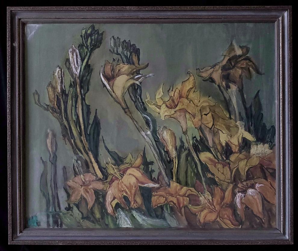 Runbeck, Dolores - oil on canvas, good condition, areas (1 of 2)