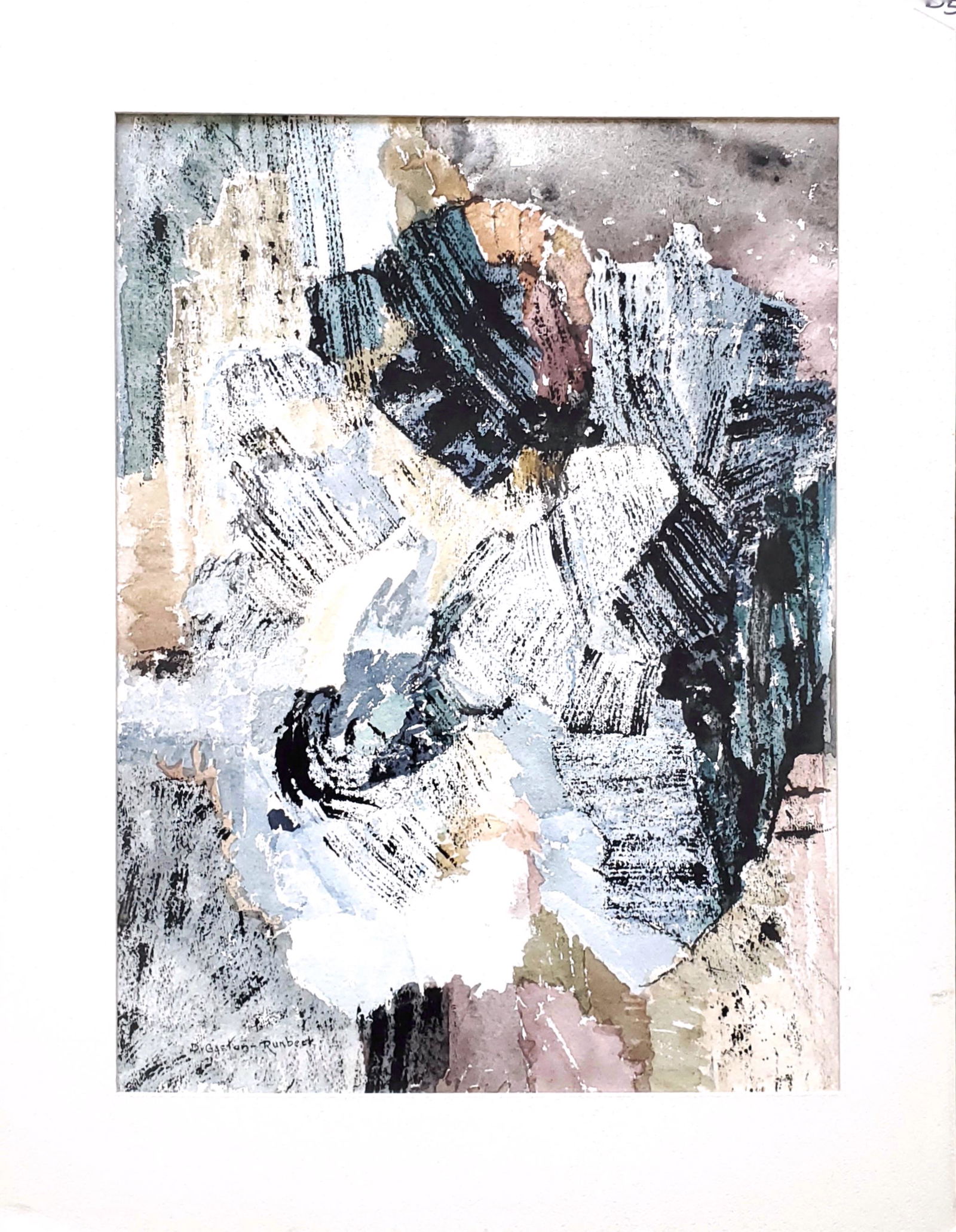 Runbeck, Dolores - mixed medium on paper, good (1 of 2)