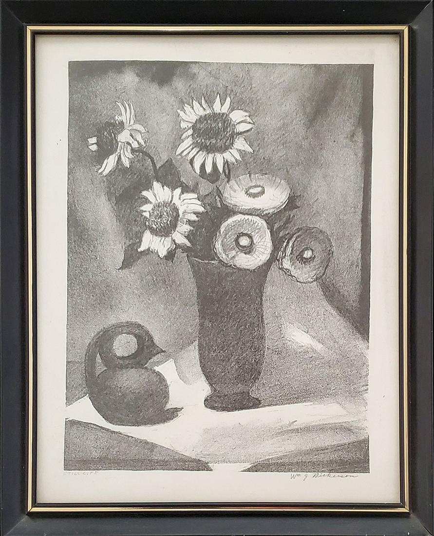 Dickerson, William - lithograph, fair condition, 12x9. (1 of 3)