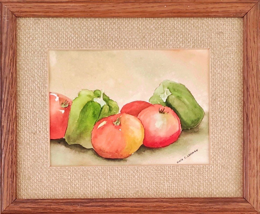 Lehman, Viola - watercolor, good condition, 5x7. (1 of 4)