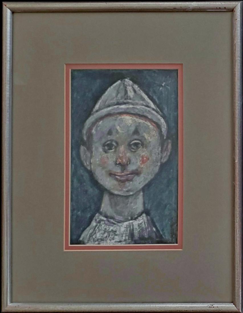 Raymer, Lester - crayon resist, good condition, (1 of 3)