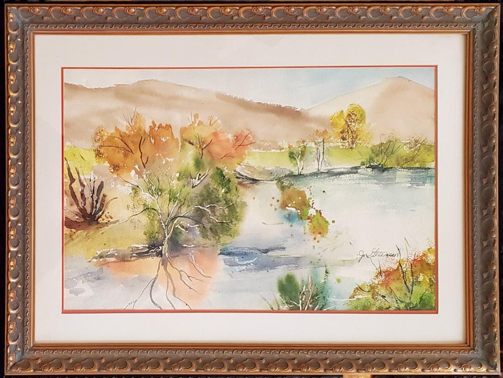 Stevenson,  Jo - watercolor, good condition 13.25x20.25 (1 of 3)