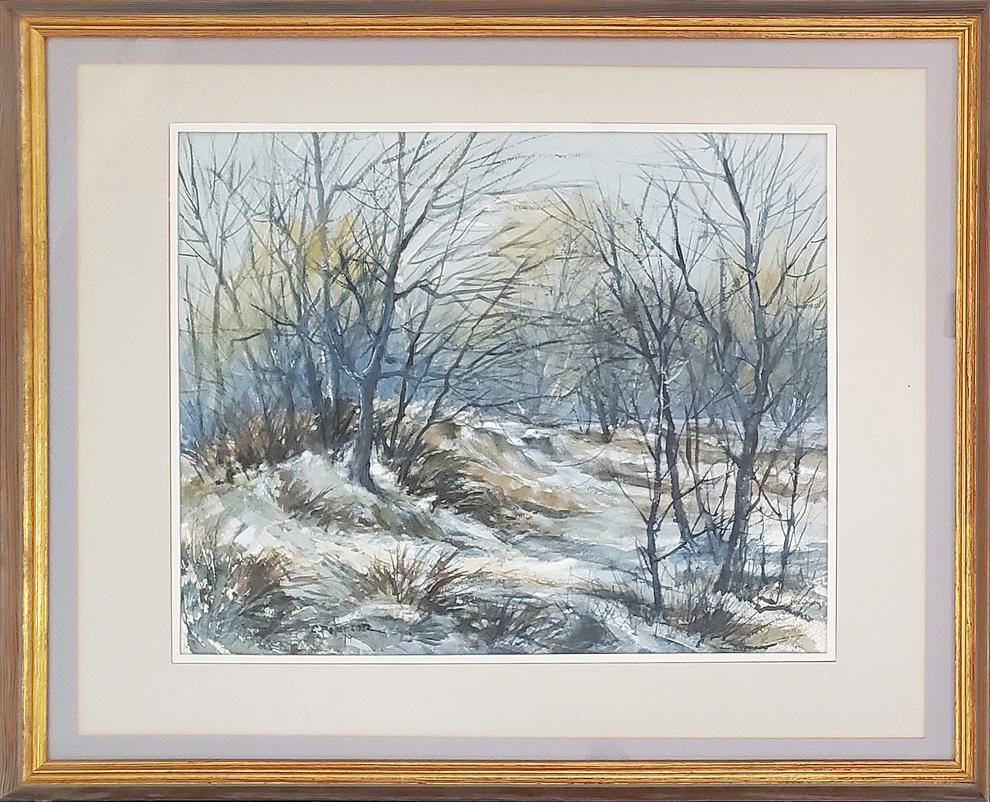 Peterson,  Carl - watercolor, good condition, (1 of 3)