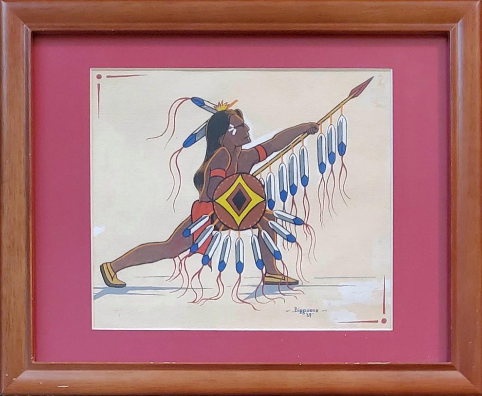 Warrior with spear -  Biggoose, Mars (1 of 3)