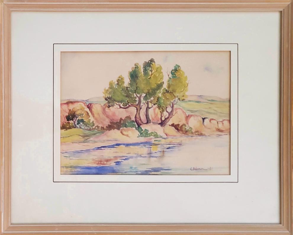 Trees and River - Peterson, Carl (1 of 3)