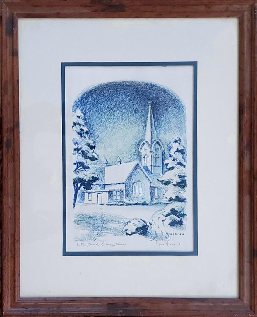 Bethany Church, Lindsborg, KS - Larson, Signe E. (1 of 5)