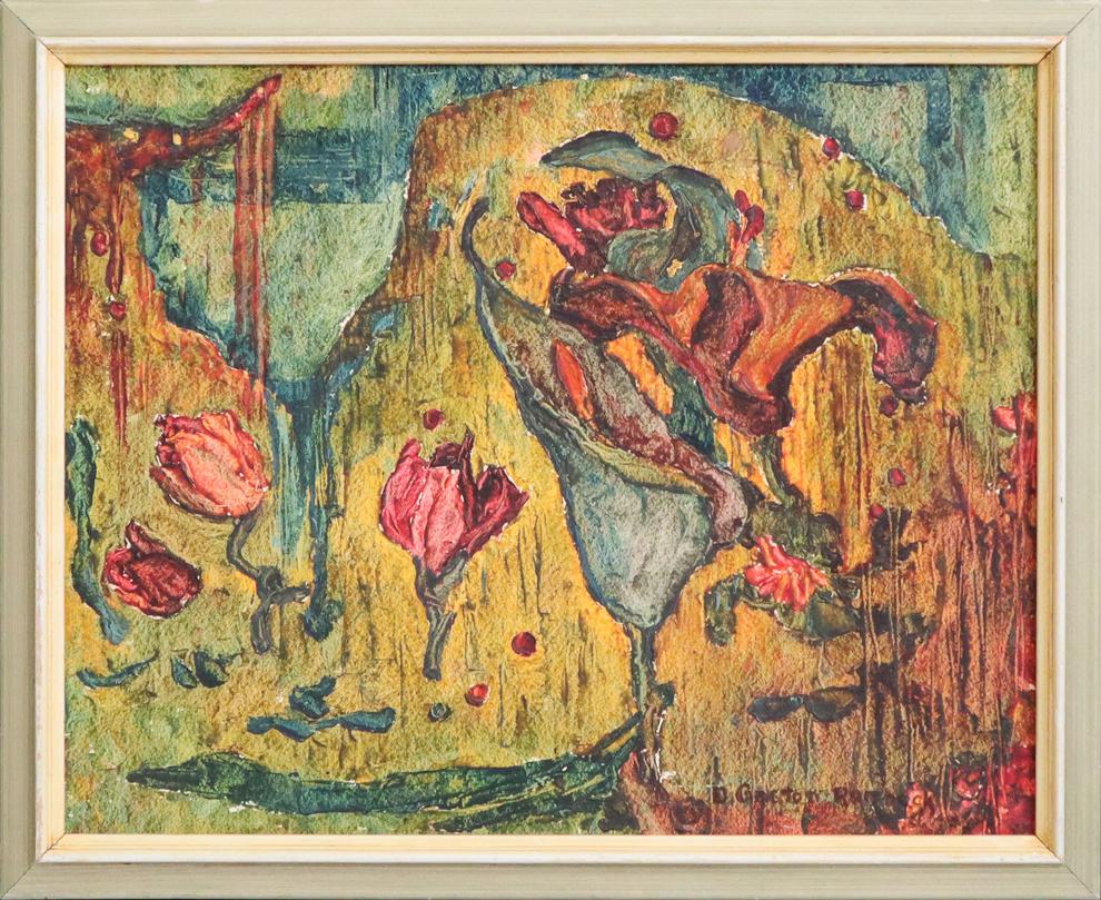 Dolores Runbeck, oil on board, (1 of 5)