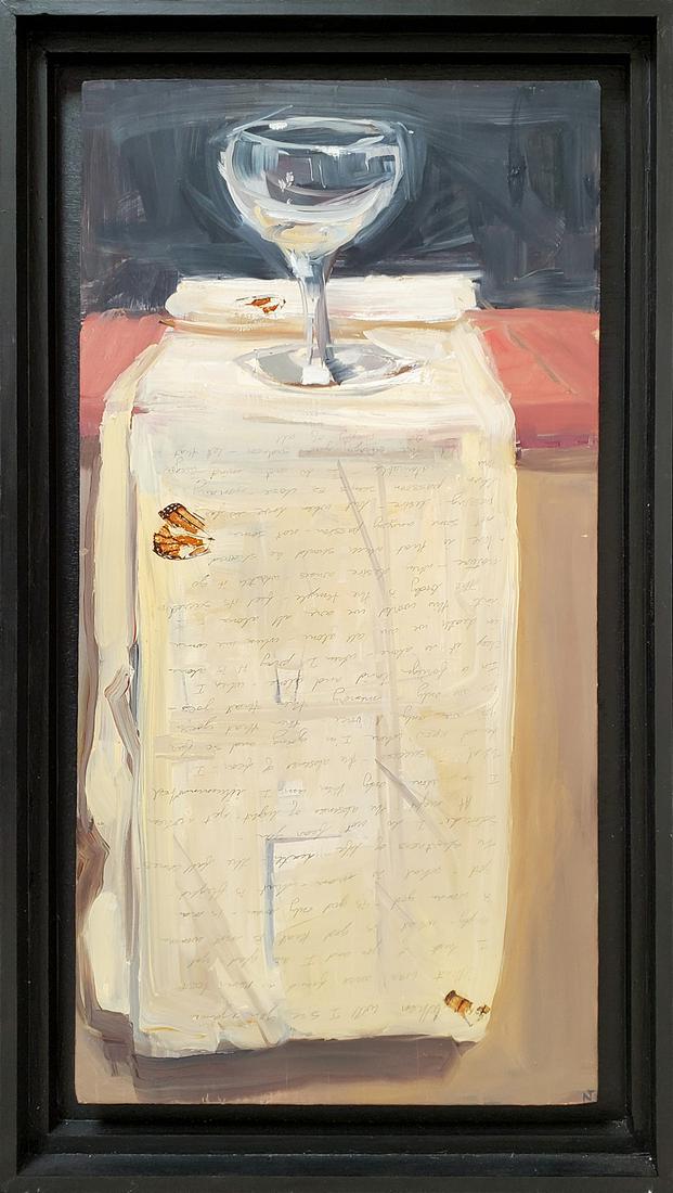 Nicole Thibodeau, oil on board, (1 of 4)