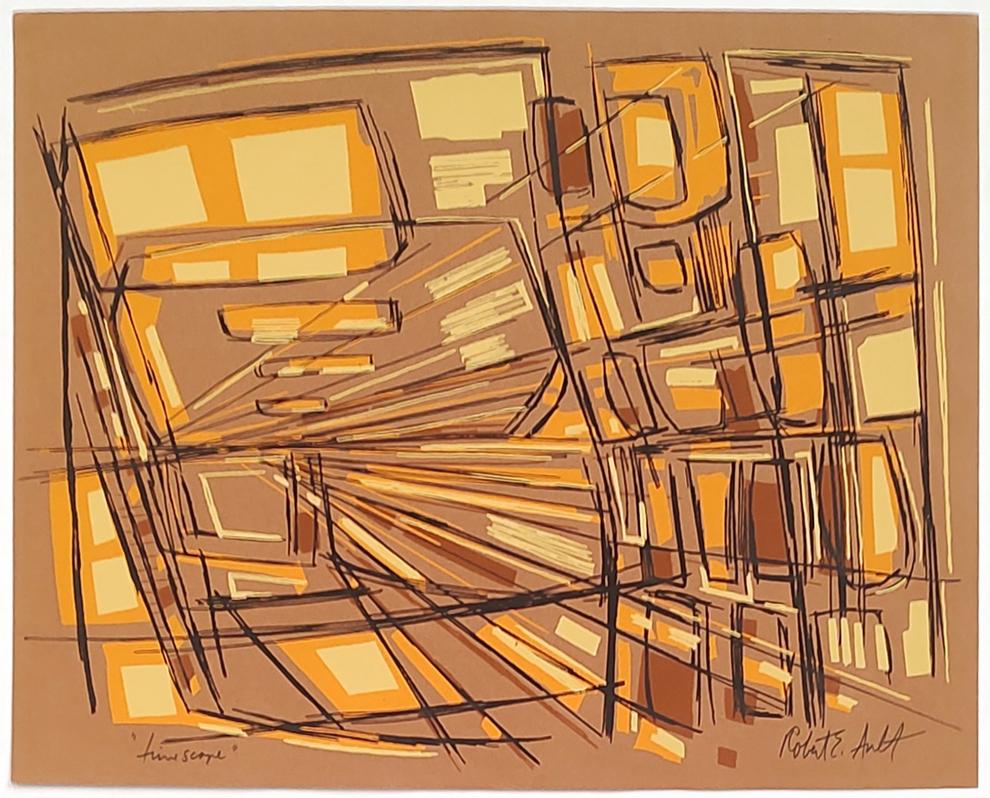 Robert Ault, silk screen, (1 of 3)