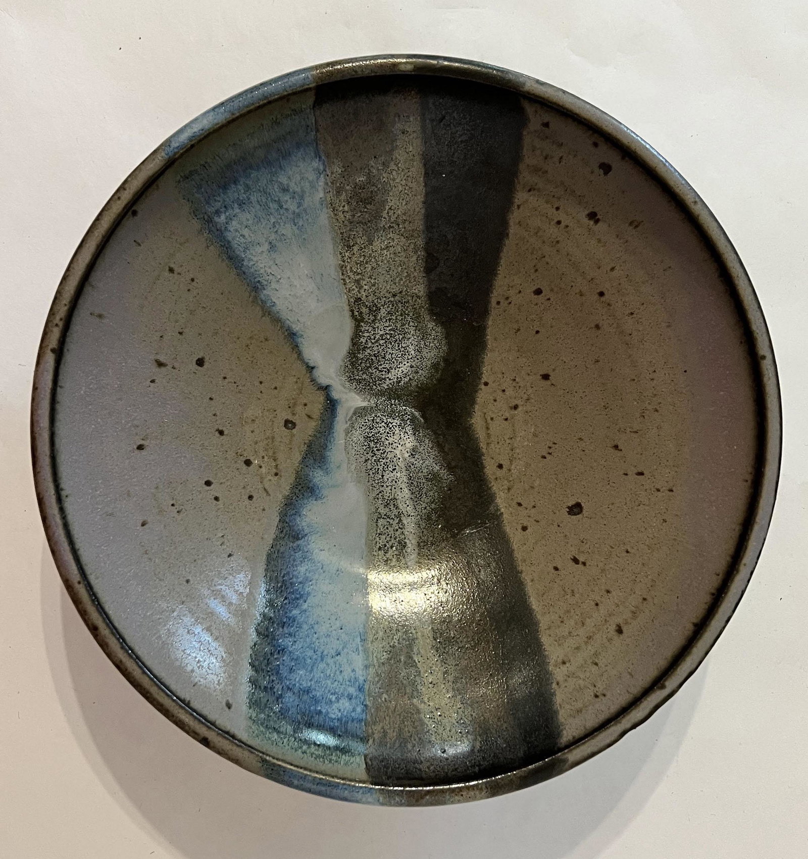 Conyers, Wayne, stoneware bowl,: Wayne Conyers, stoneware bowl, signed "Conyers" on bottom, good condition, 2.5x8.75x8.85 inches. Artist Statement of Work:2012 - I am in love with the process of creating art. As much as I enjoy the e