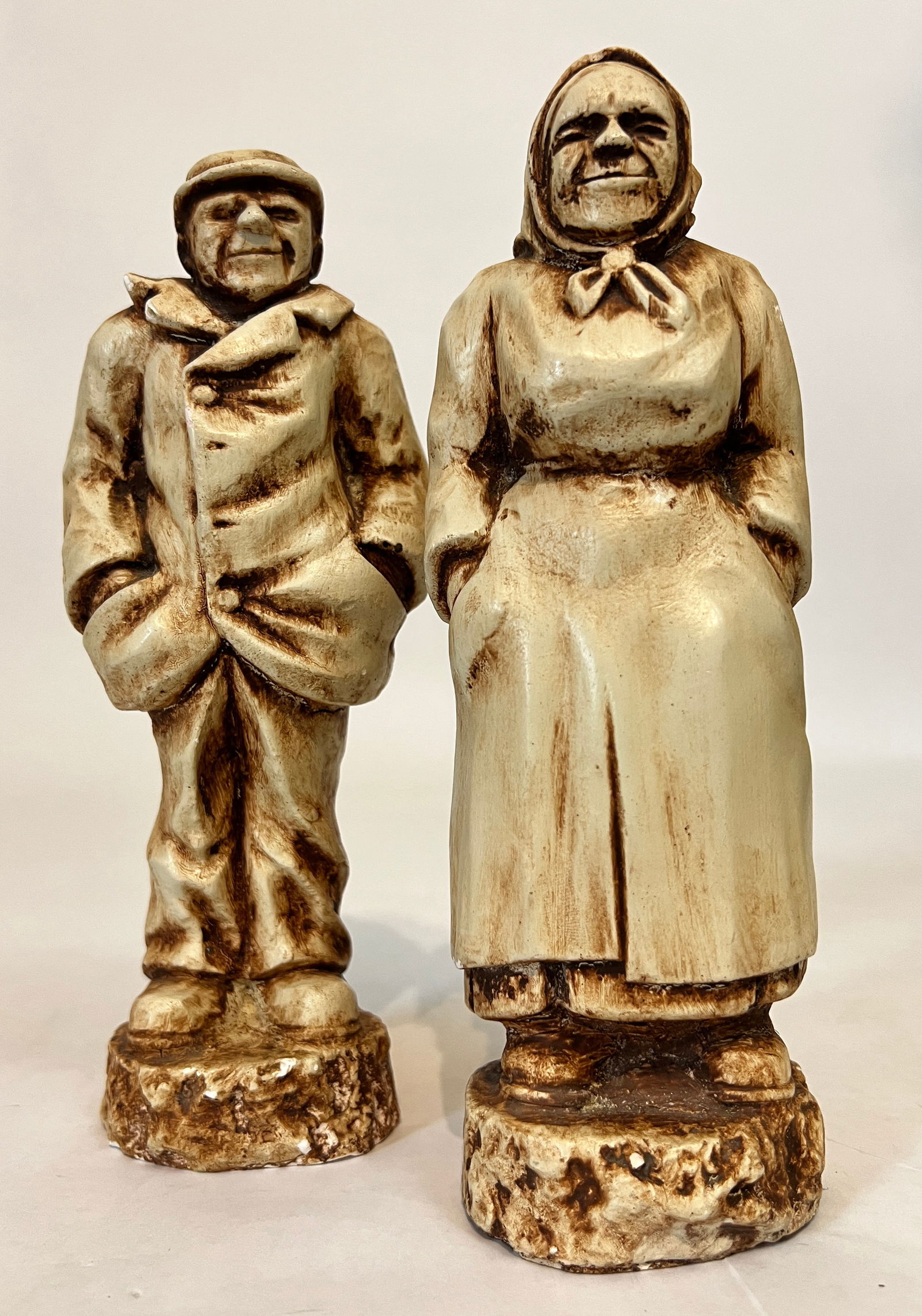 Pearson, Anton (1892-1967) plaster, old man and woman (1 of 9)