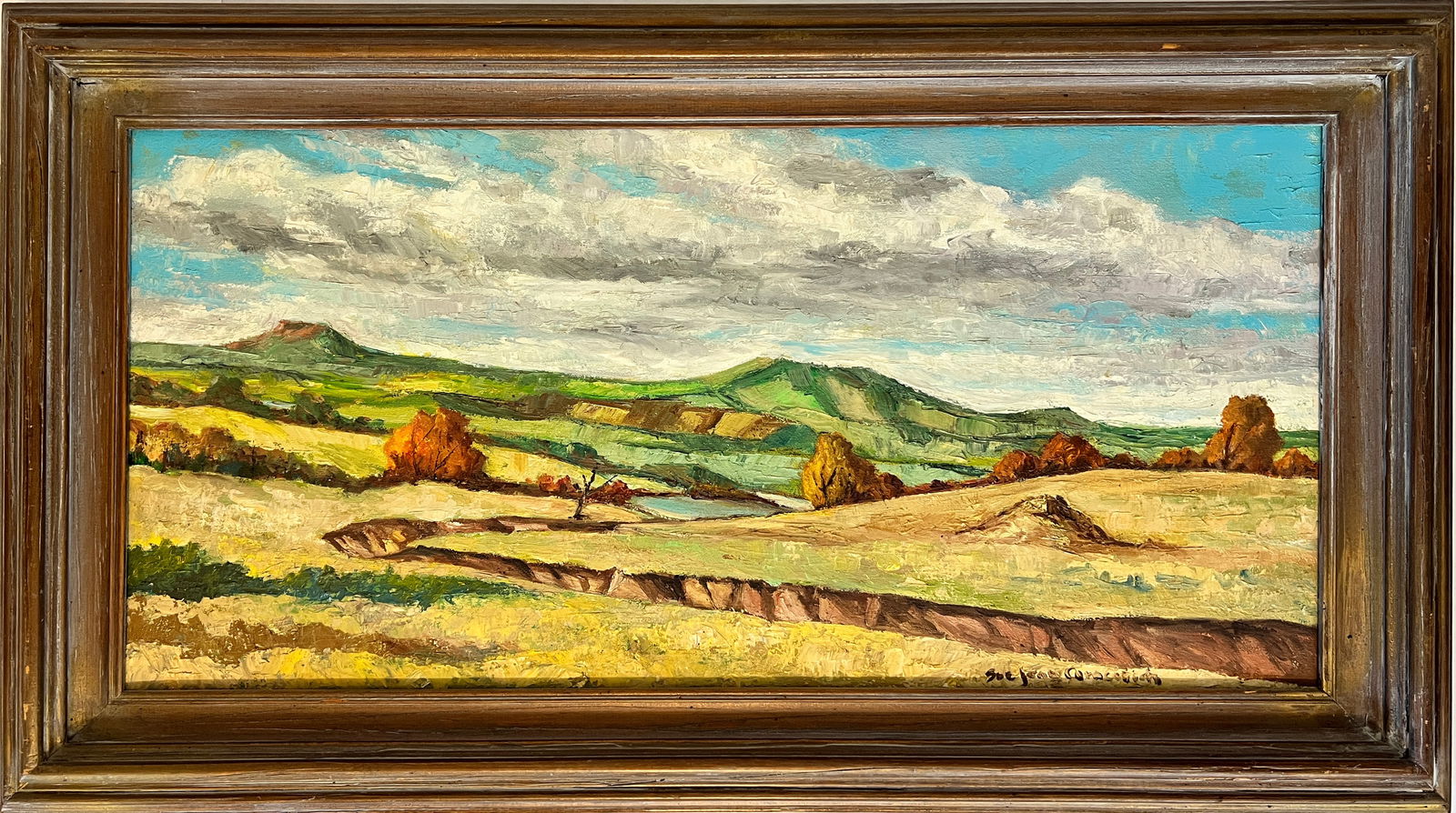Covacevich, Sue Jean (1905-1998) untitled landscape, oil on canvas (1 of 4)