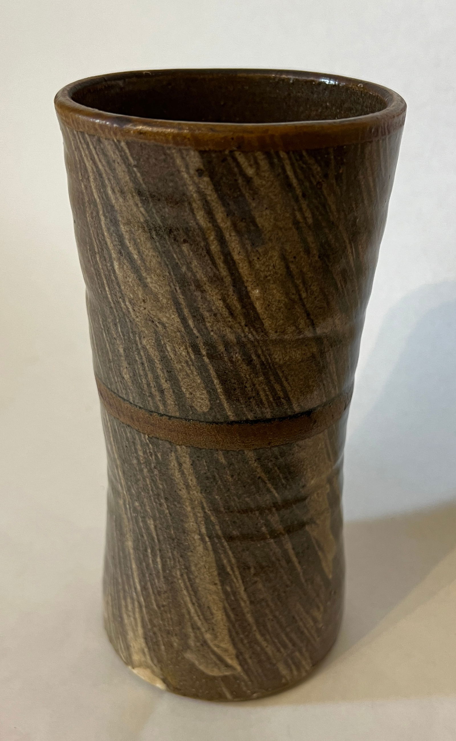 Kahmeyer, Ray (1930-2007) brown vase, stoneware (1 of 10)