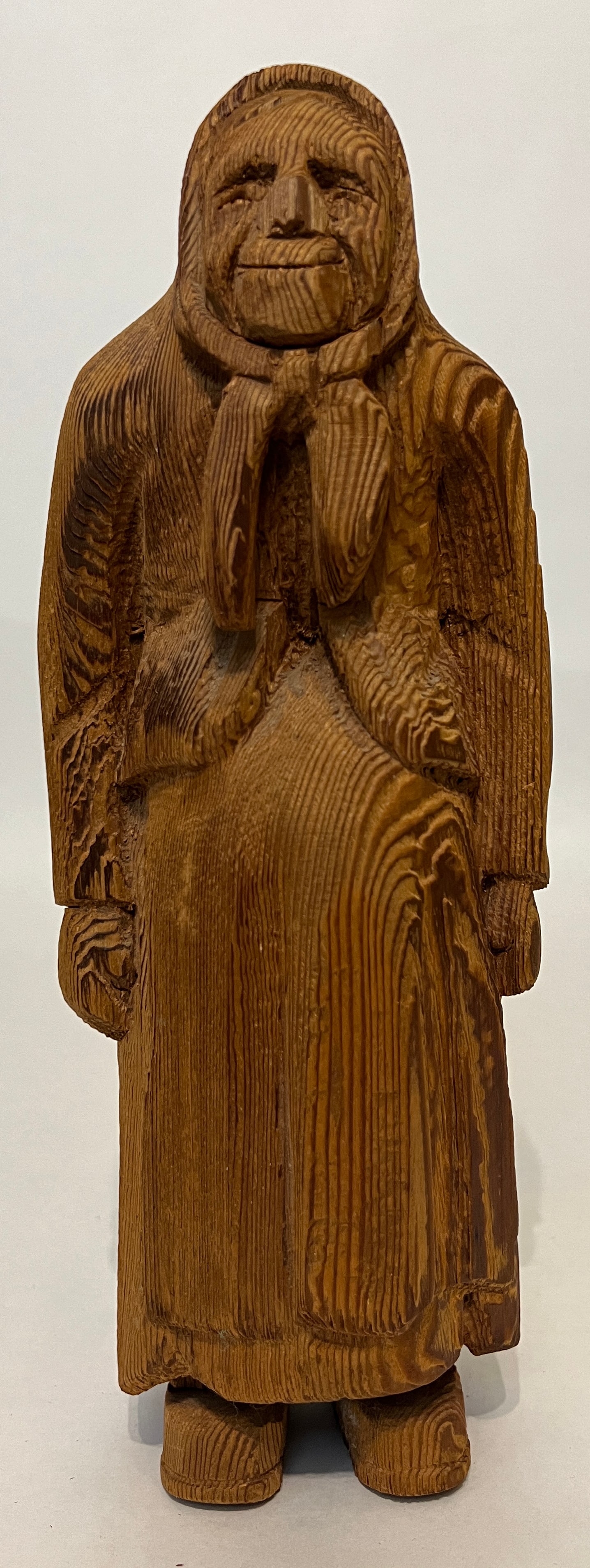 Pearson, Anton (1892-1967) Old woman, woodcarving (1 of 11)