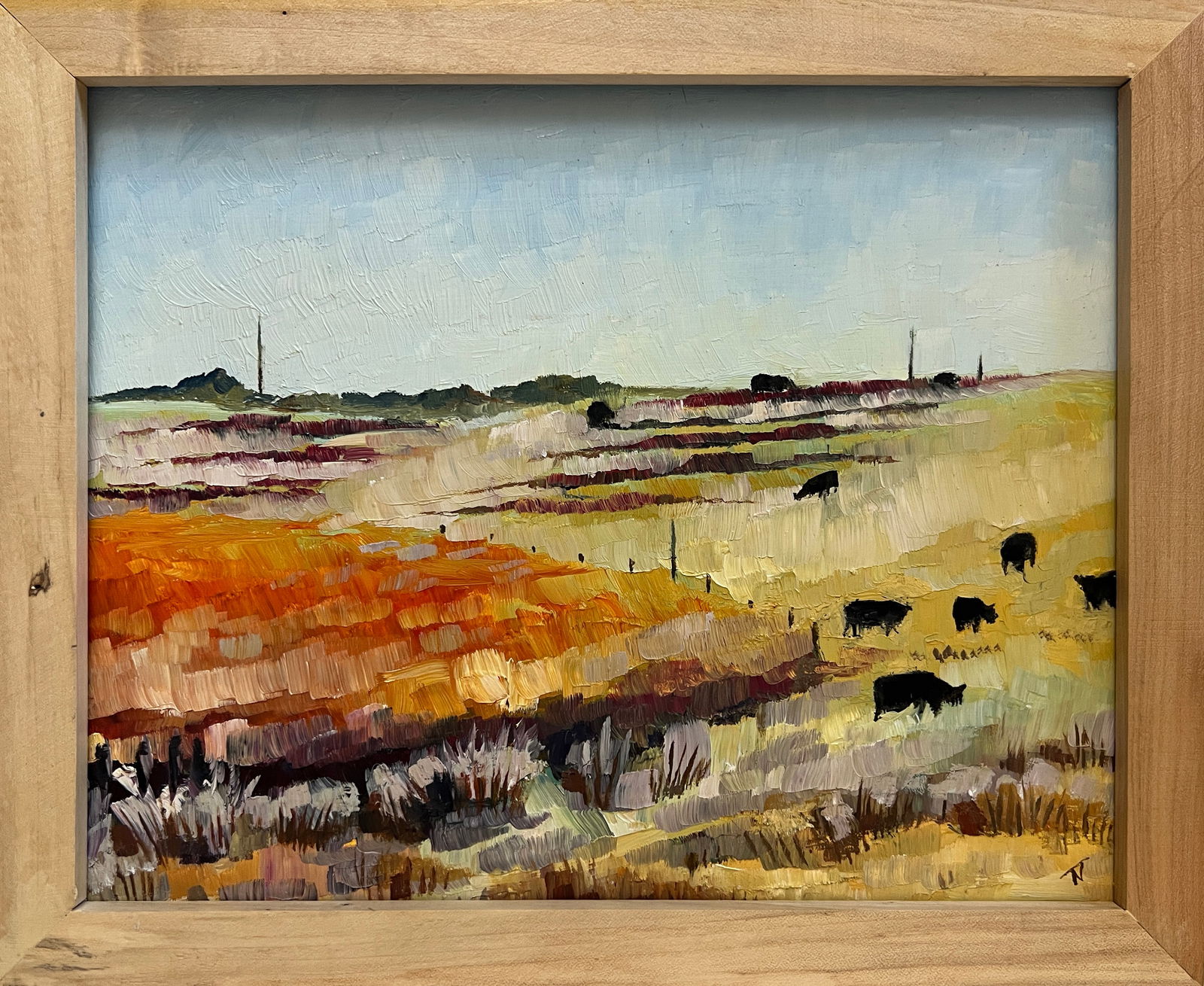 Thibodeau, Nicole, "Angus and Milo" 2020 oil on board (1 of 5)