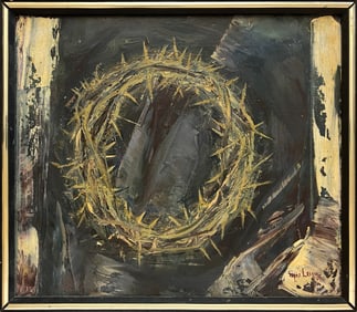 Larson, Signe (1908-1993) "Crown of Thorns" 1961 oil on canvas