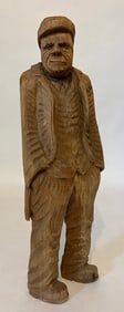 Pearson, Anton (1892-1967) Old man, woodcarving