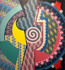 Klocke, Thomas (1949-2022) 1998 "Poodle Skirt" acrylic on canvas