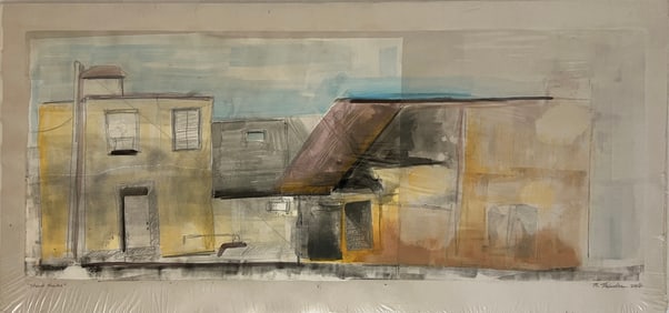 Thibodeau, Nicole, "Shanti Shacks" 2007 monoprint