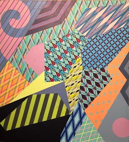 Klocke, Tom (1949-2022) 1990 untitled, acrylic on canvas