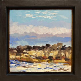 Thibodeau, Nicole, "Vineyard Park" 2018 oil on board