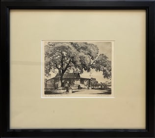 Capps, Charles (1898-1981) "Be It Ever so Humble" 21/75 etching