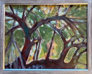 Bashor, John (1926-2013) Windows, acrylic on board