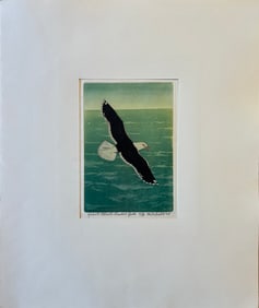 Bebb, Maurice (1891-1986) Great Black backed Gull, 1965, 3-plate color aquatint and soft ground