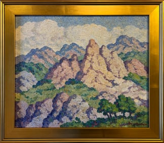 Sandzen, Birger (1871-1954) Colorado Landscape, 1950 oil on board