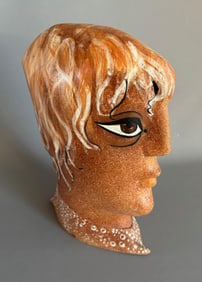 Bashor, Rosemary (1922-2016) untitled bust of woman, ceramic