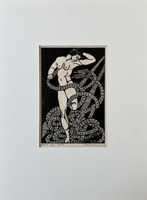 Ross, Annie Lee (1909-1978) Gunnar, block print,