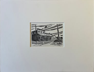 Helm, John (1900-1972) General Store, 1937 block print