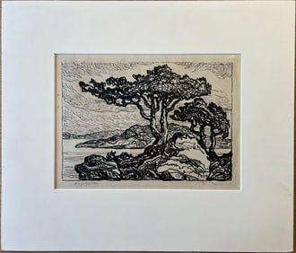 Sandzen, Birger (1871-1954) In the Skerries, 1924 lithograph