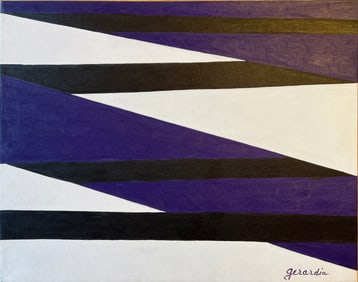 Gerardia, Helen (1903-1988) Dark River, 1974 acrylic on canvas