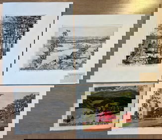 Bebb, Maurice (1891-1986) set of 4 aquatints on paper