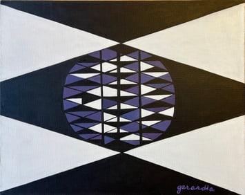 Gerardia, Helen (1903-1988) Faceted Eye 1974 acrylic on canvas