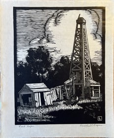 Logan, Herschel (1901-1987) Lost Hope, block print
