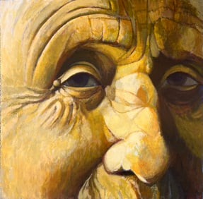 Bashor, John (1926-2013) Eye of the Beholder, acrylic on canvas