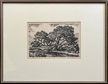 Sandzen, Birger (1871-1954) Old Willow, 1925 lithograph