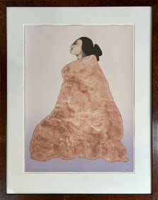 Gorman, R.C. (1932-2005) Navajo woman, 1978 lithograph