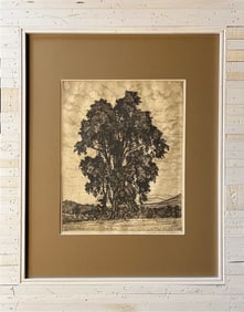 Luciano, Luigi (1900-1988) elm tree, 1948 etching
