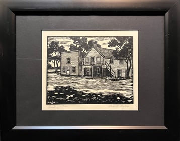Rogers, Charles (1911-1987) Trail Junction, lino-cut
