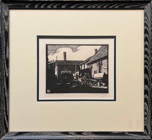 Logan, Herschel (1901-1987) "Morning Sunlight" wood cut print