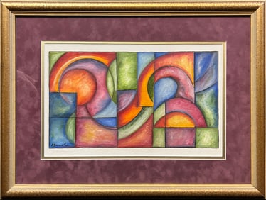 Sacach, David "Friends" watercolor