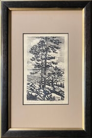 Malm, GN (1869-1928) "Sentinels" 1925 etching