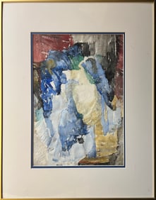 Runbeck, Dolores (1898-1994) "Kittens Playing" watercolor