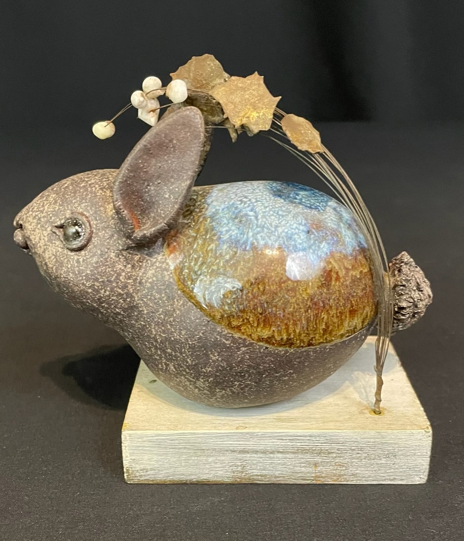 Laughlin-Bashor, Rosemary (1922-2019) ceramic rabbit (1 of 9)