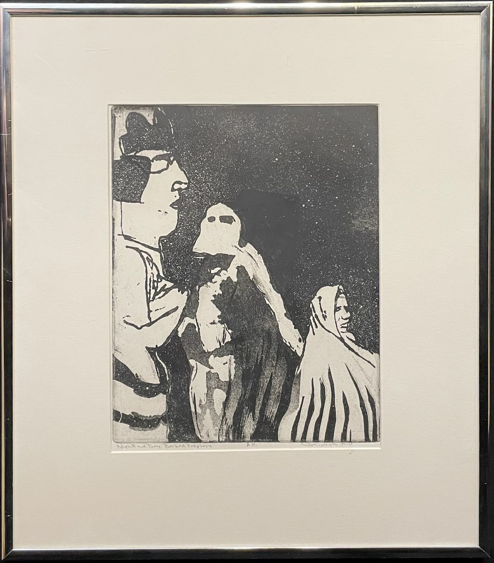 Hill, Nicholas, aquatint print, Night & Day Barbed Prophesy (1 of 4)