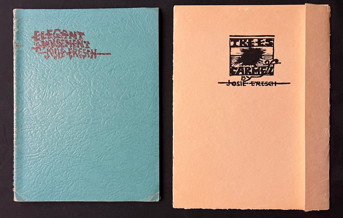 Eresch, Josie (1894-1967) Trees of Carmel pamphlet and Elegant Amusement book (1 of 18)